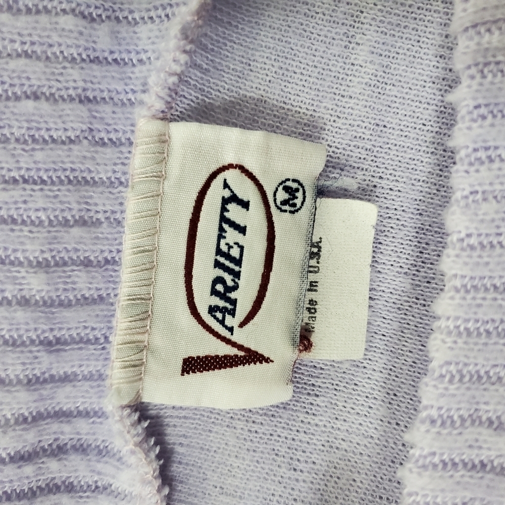VARIETY Purple Boatneck Embroidered Sweater sizeM - Picture 13 of 13